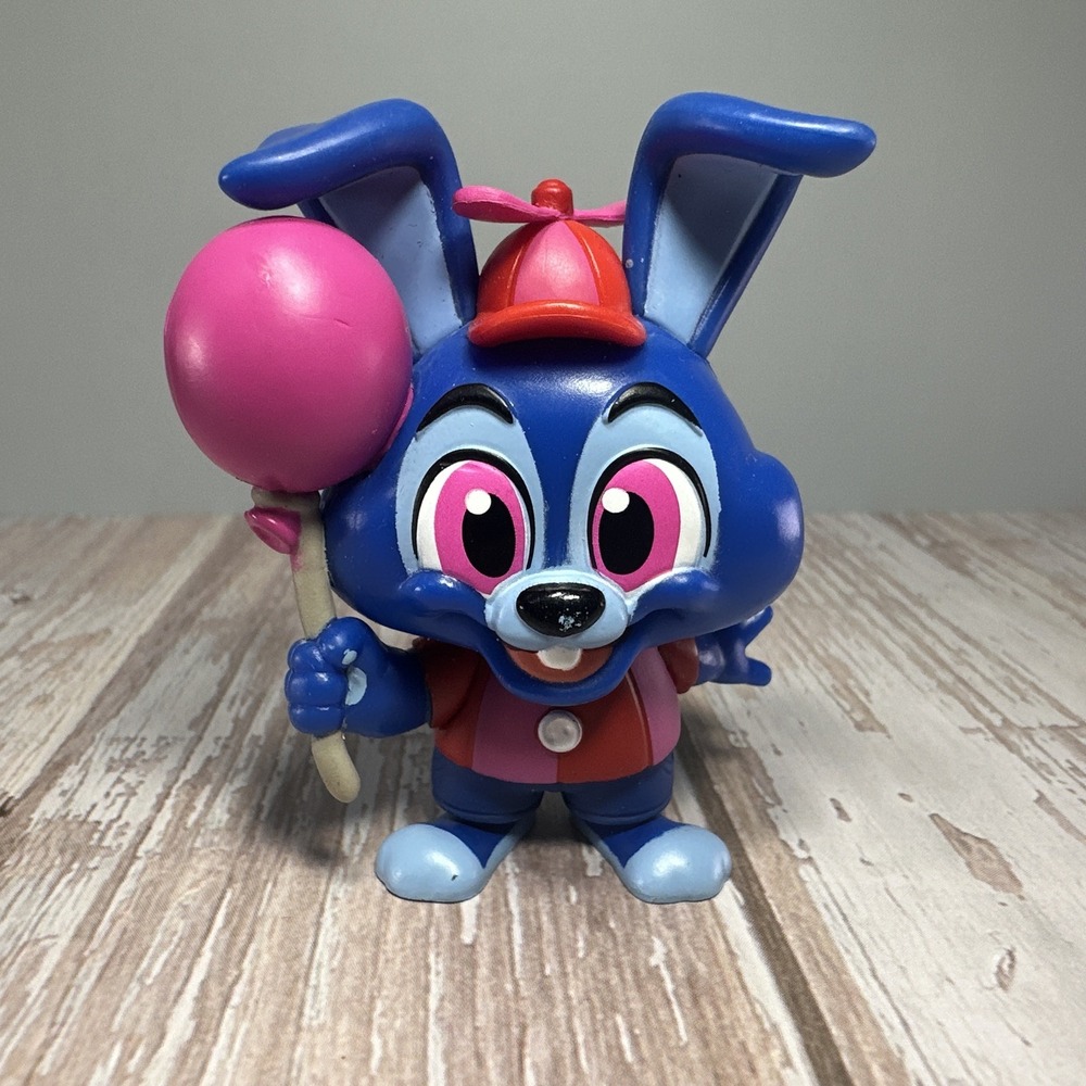 Bonnie Five Nights at Freddy's Plastic Figurine w/ Pink Balloon Accessory